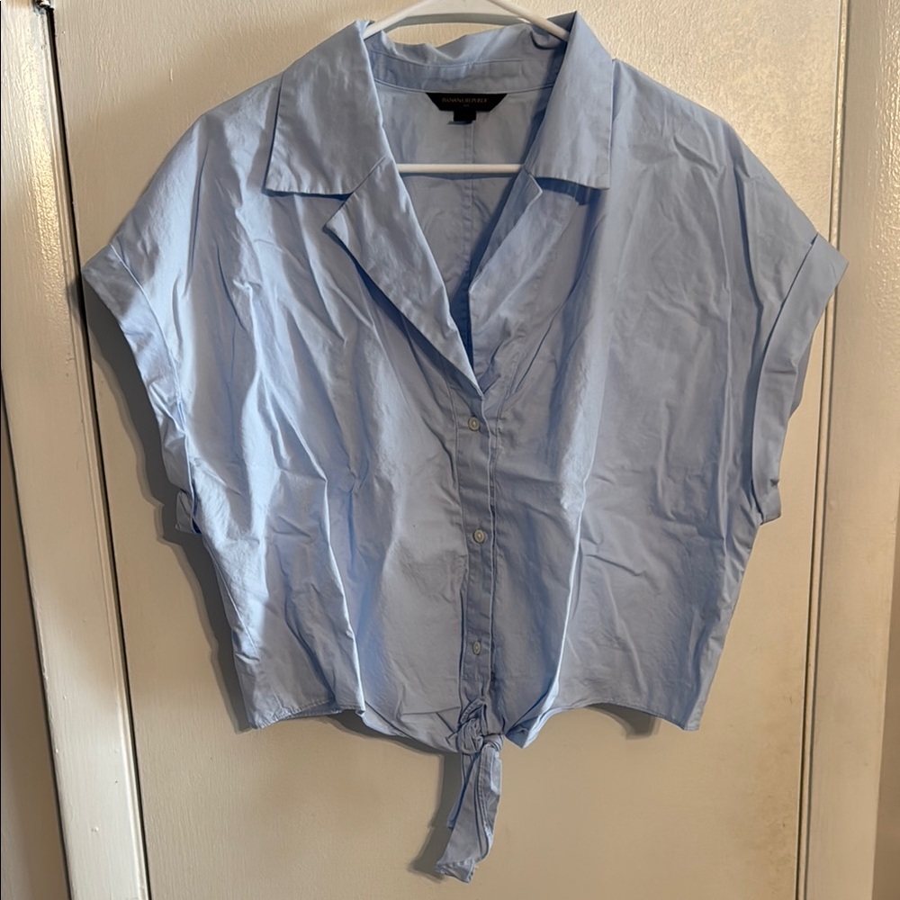 Banana Republic Sky Blue Button-Down Shirt